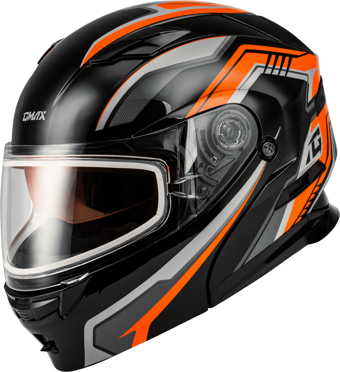 Gmax-MD-01S-Transistor-Snow-Modular-Helmet-Orange-Black-Main