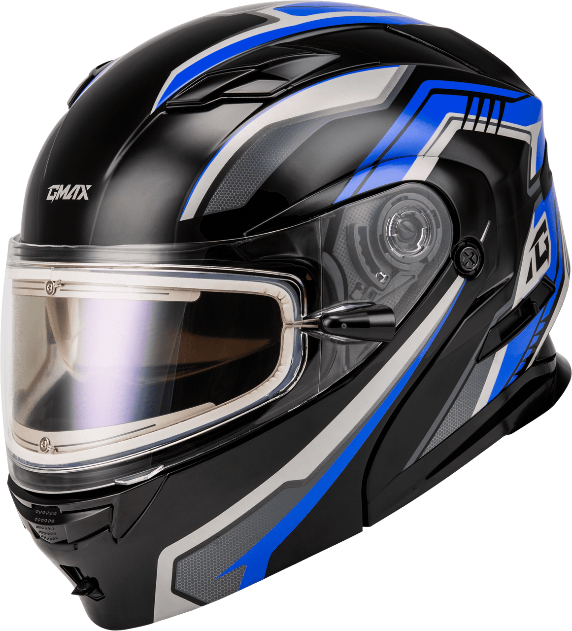 Gmax-MD-01S-Transistor-Snow-Modular-Helmet-with-Electric-Shield-Black-Blue-main