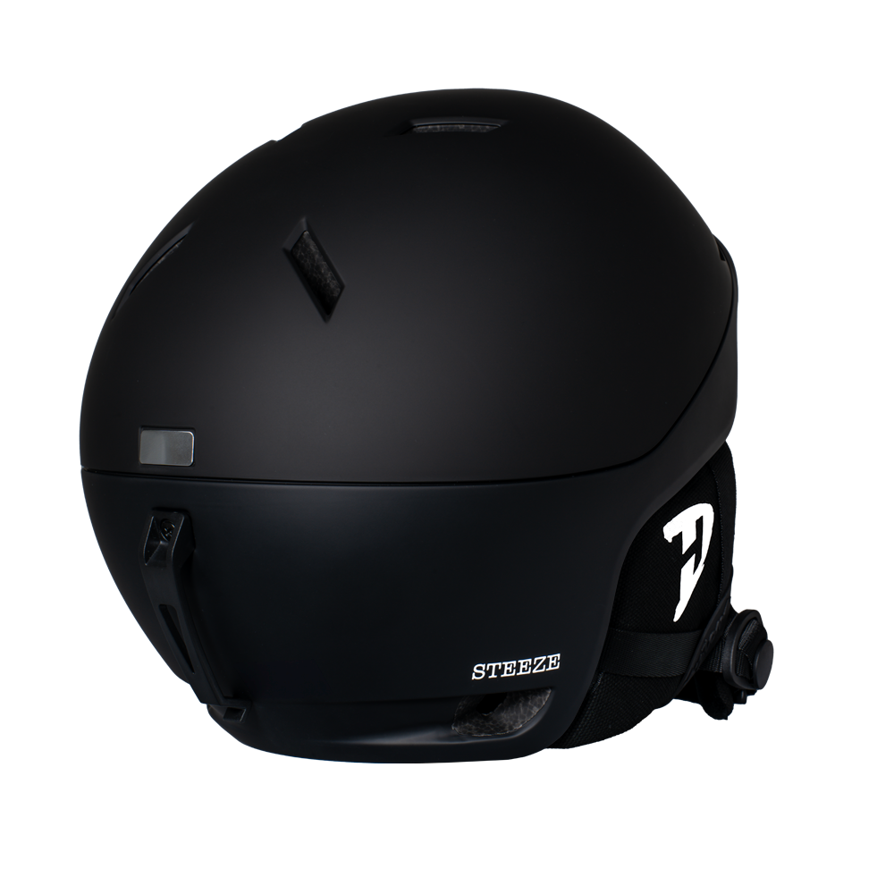 Daytona-Steeze-Snow-Helmet-Black-back-view