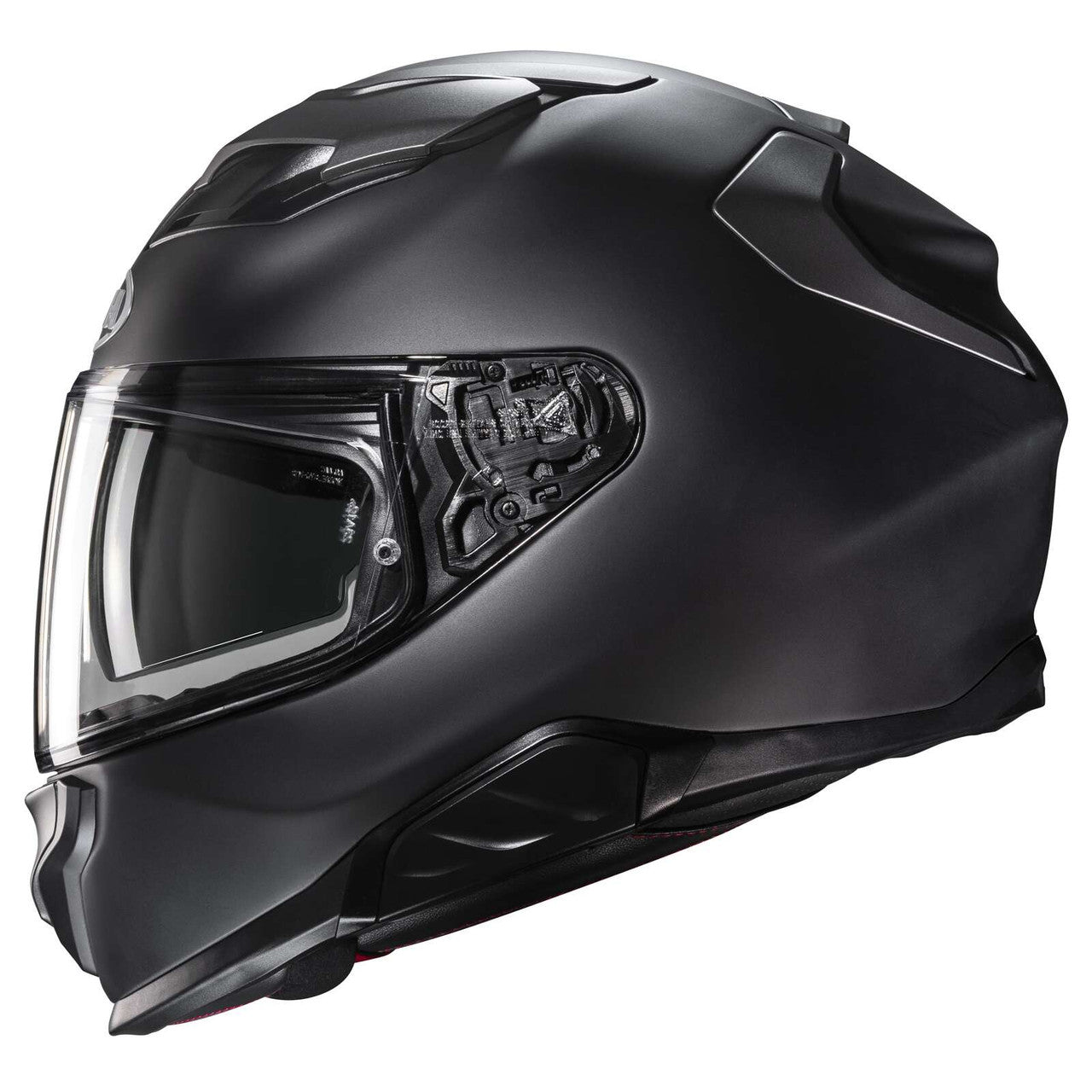 HJC-F71-Solid-Full-Face-Motorcycle-Helmet-Black-Titanium-Main