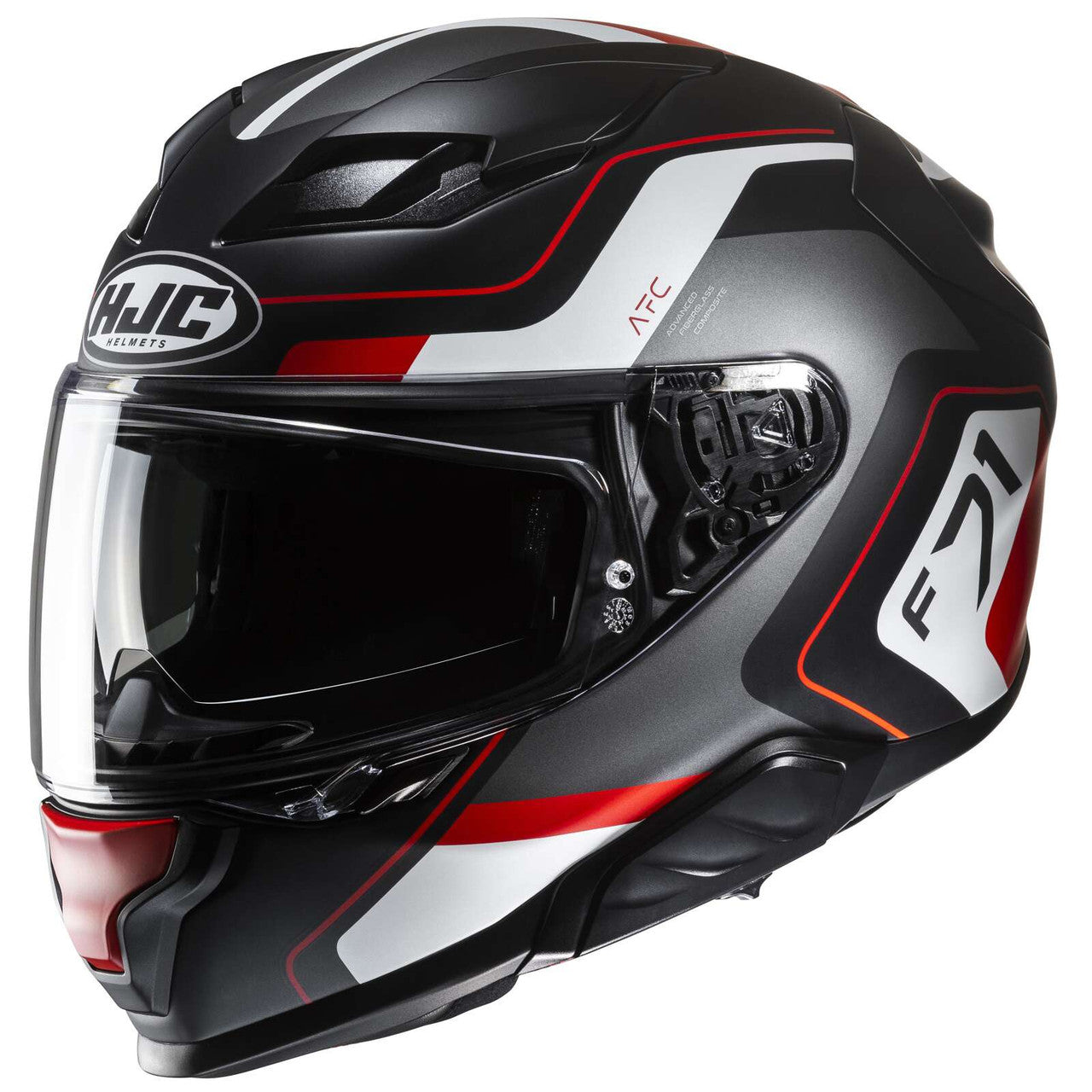 HJC-F71-Arcan-Full-Face-Motorcycle-Helmet-Black-Red-White-Main