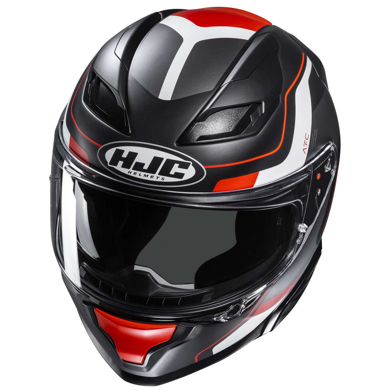 HJC-F71-Arcan-Full-Face-Motorcycle-Helmet-Black-Red-White-top-view