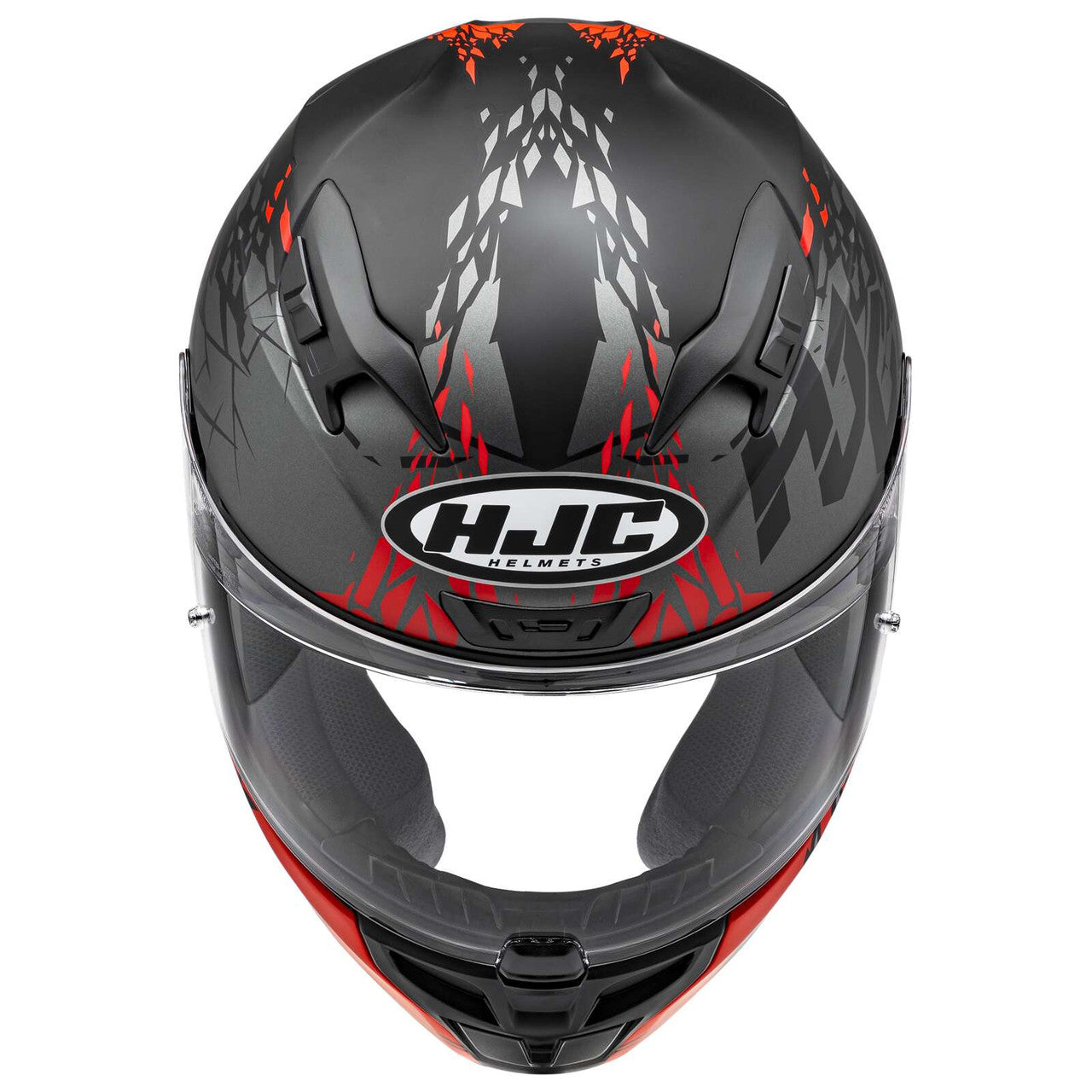 HJC-i10-Pitfall-Full-Face-Motorcycle-Helmet-Black-Red-front-view