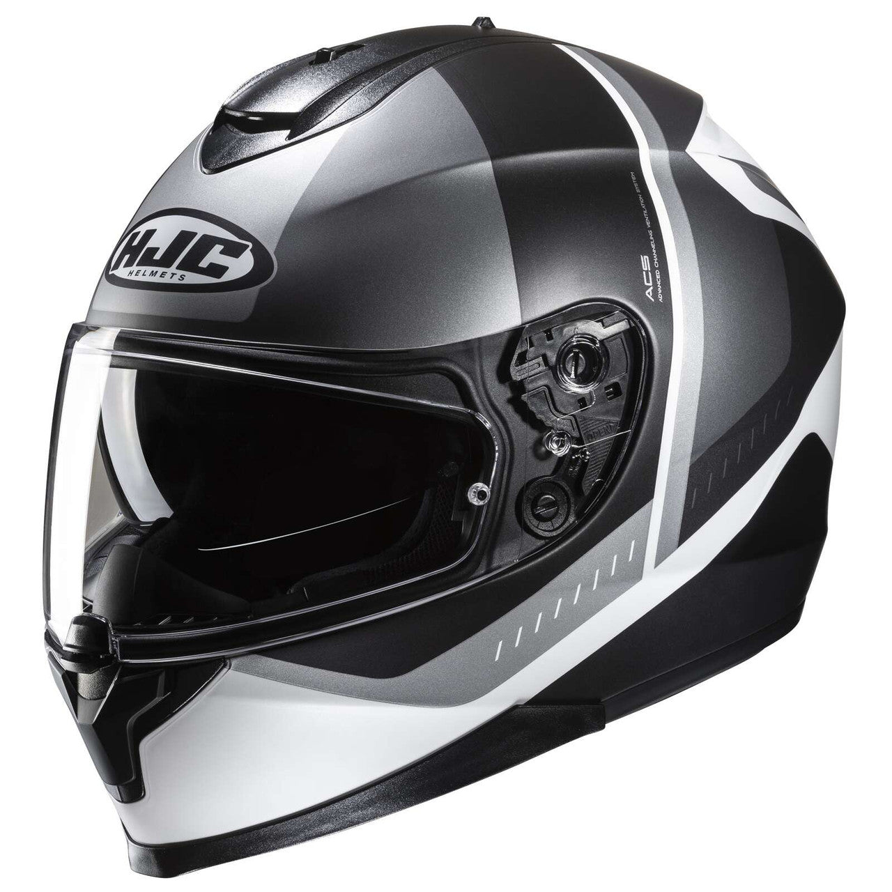 HJC-C70-Alia-Full-Face-Motorcycle-Helmet-Black-Grey-Main