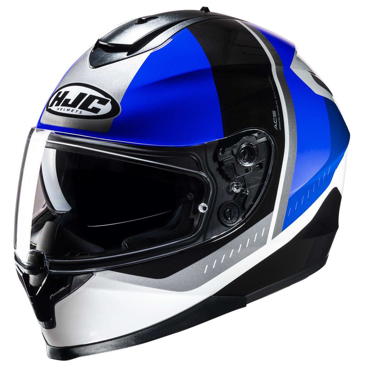 HJC-C70-Alia-Full-Face-Motorcycle-Helmet-Black-Blue-Main