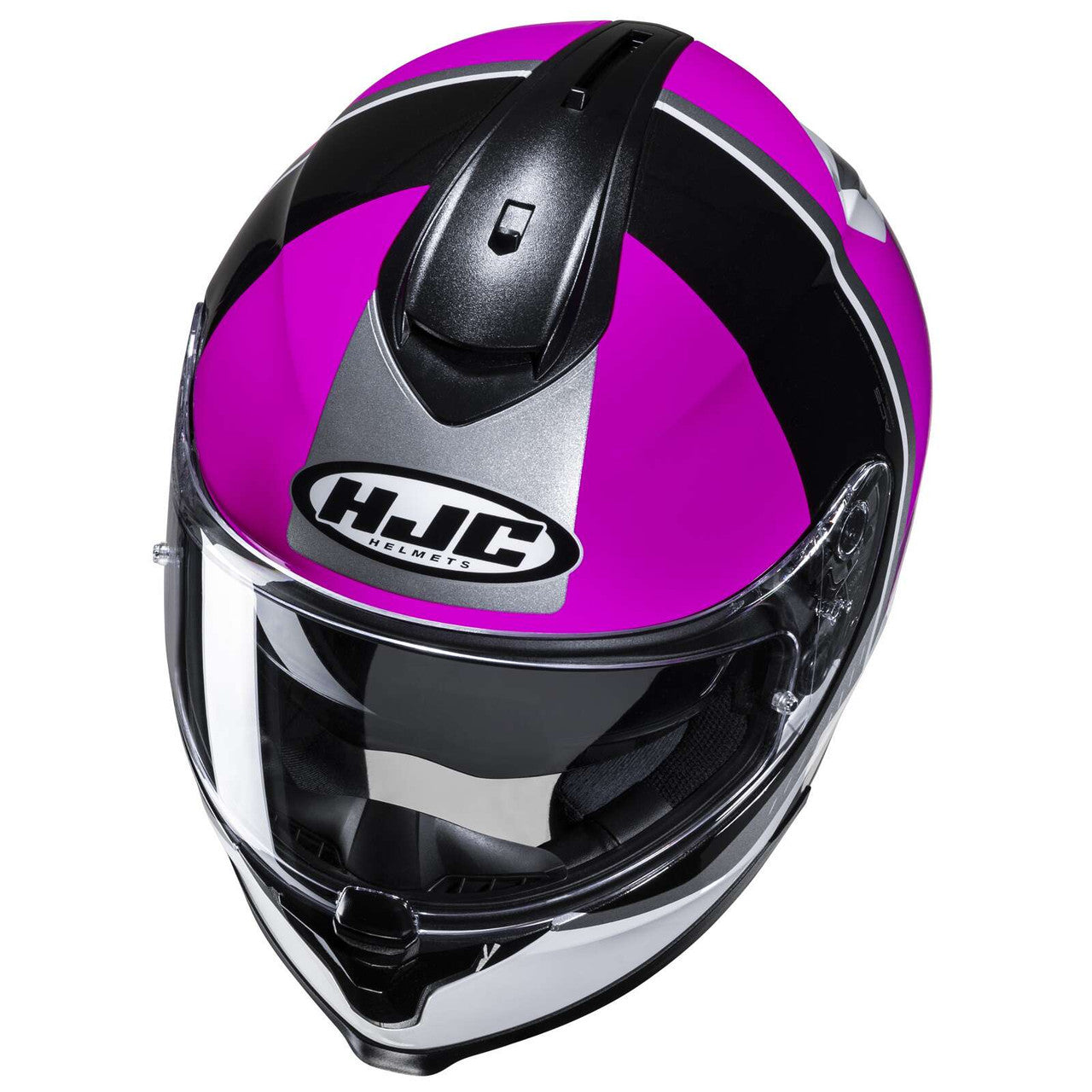 HJC-C70-Alia-Full-Face-Motorcycle-Helmet-Black-Pink-top-view