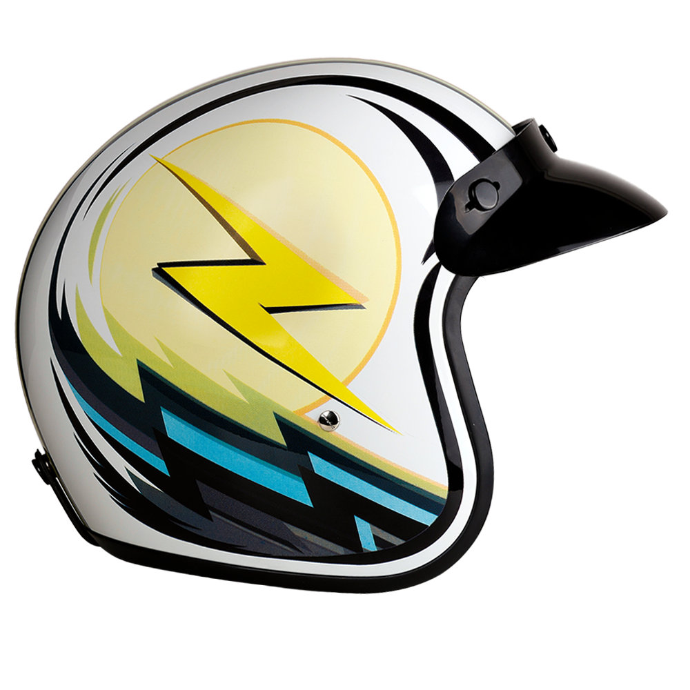 Daytona-Cruiser-Lightning-Open-Face-Motorcycle-Helmet-side-view