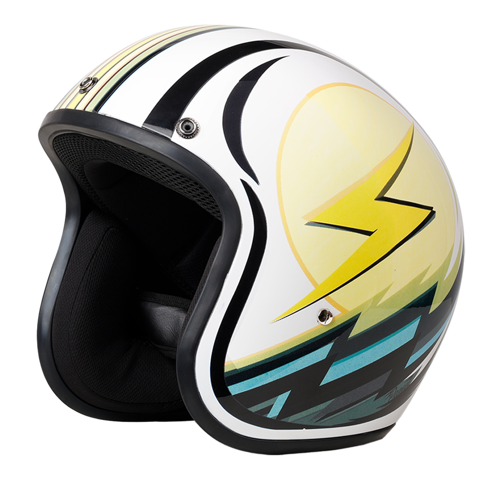 Daytona-Cruiser-Lightning-Open-Face-Motorcycle-Helmet-without-peak-visor