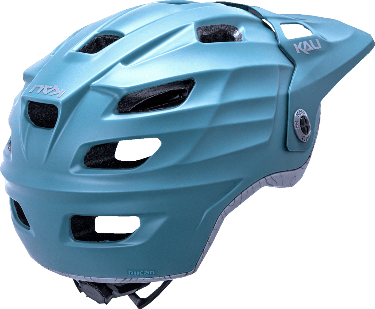 Kali-Maya-3-0-Solid-Half-Face-Bicycle-Helmet-light-blue-back-view