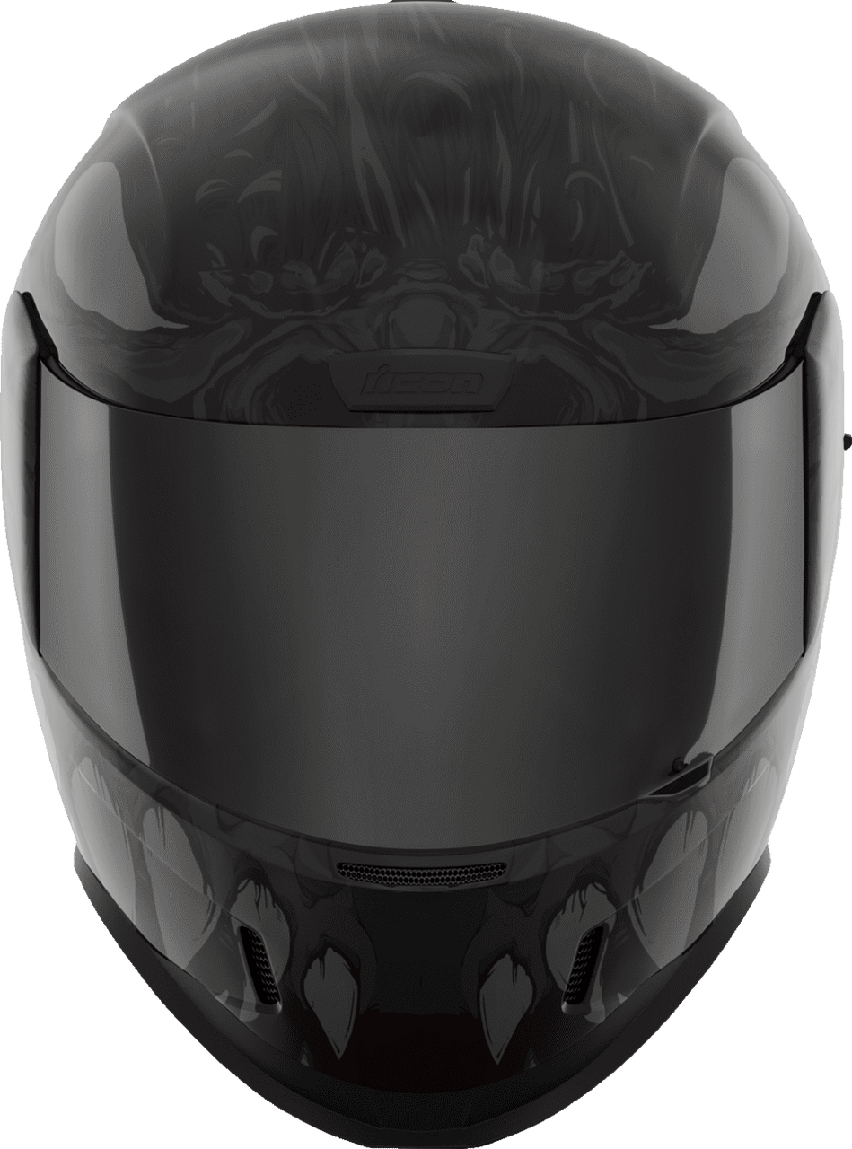 Icon-Airform-Mips-Manik'RR-Dark-Black-Full-Face-Motorcycle-Helmet-front-view