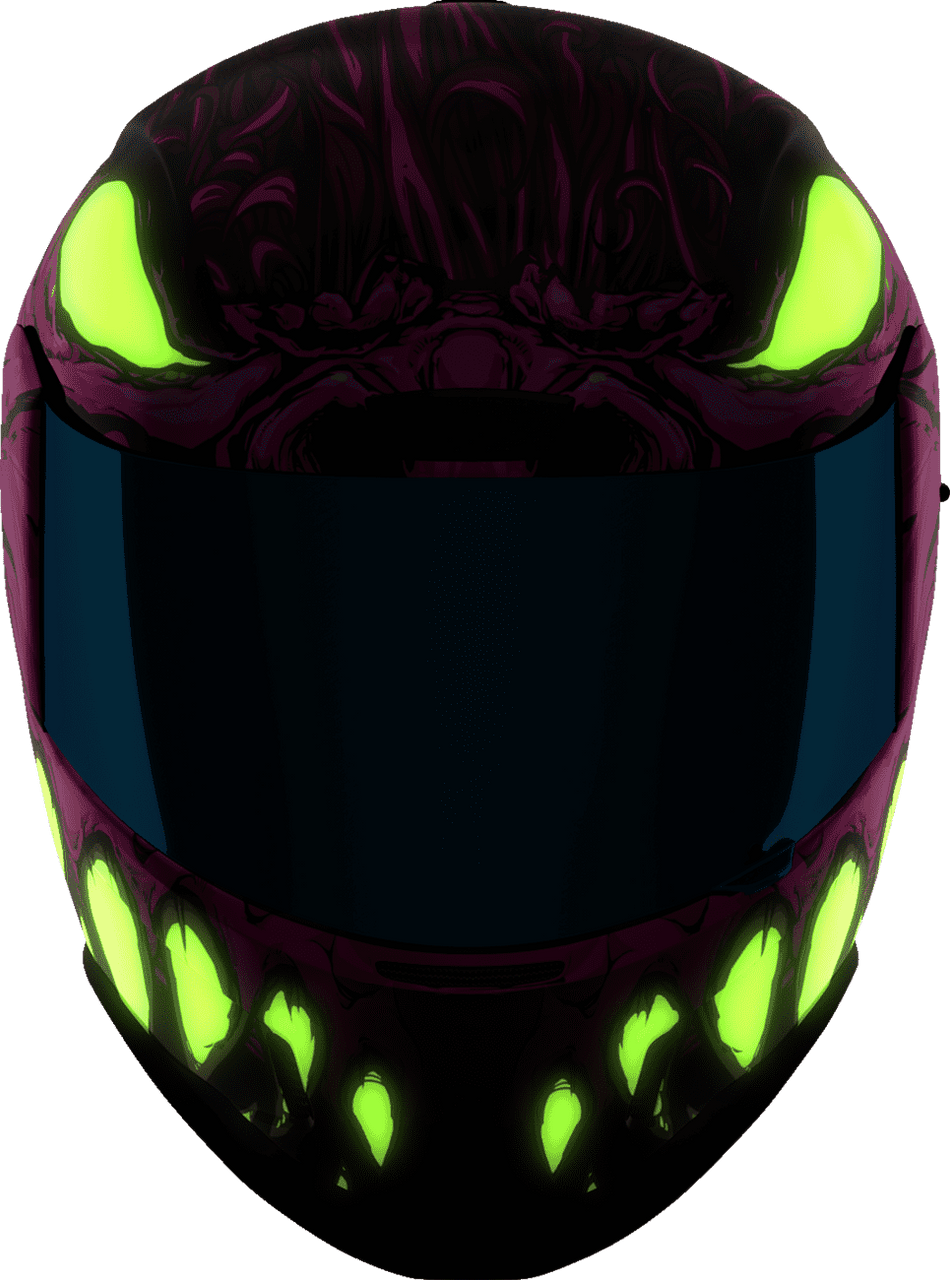 Icon-Airform-Mips-Manik'RR-Pink-Full-Face-Motorcycle-Helmet-front-night-view