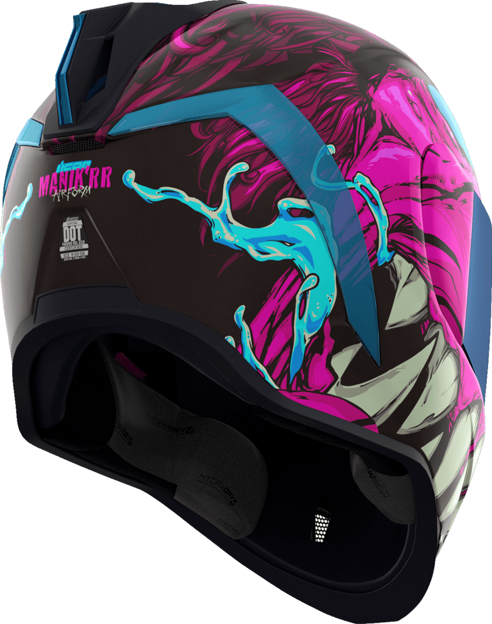 Icon-Airform-Mips-Manik'RR-Pink-Full-Face-Motorcycle-Helmet-back-side-view