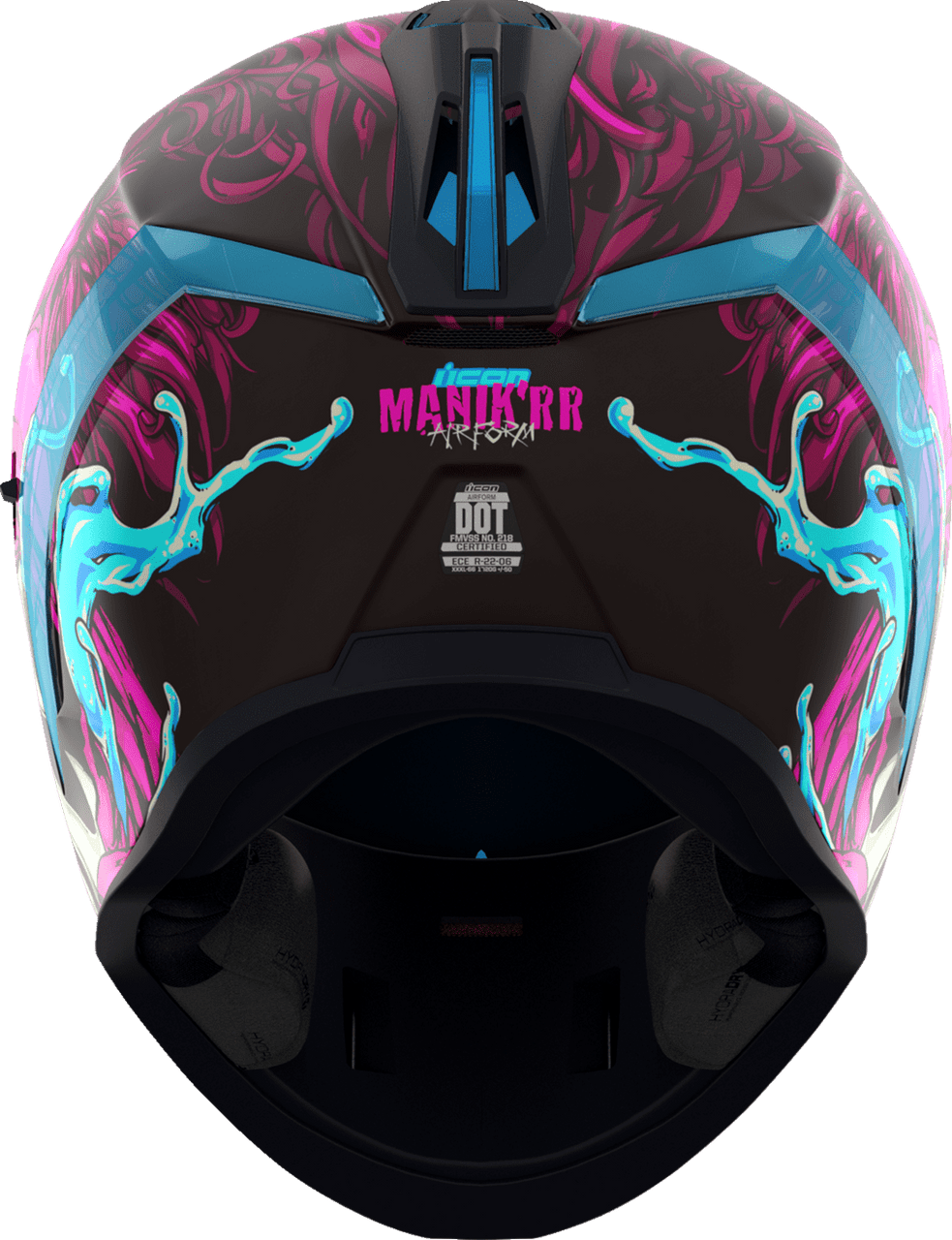 Icon-Airform-Mips-Manik'RR-Pink-Full-Face-Motorcycle-Helmet-back-view