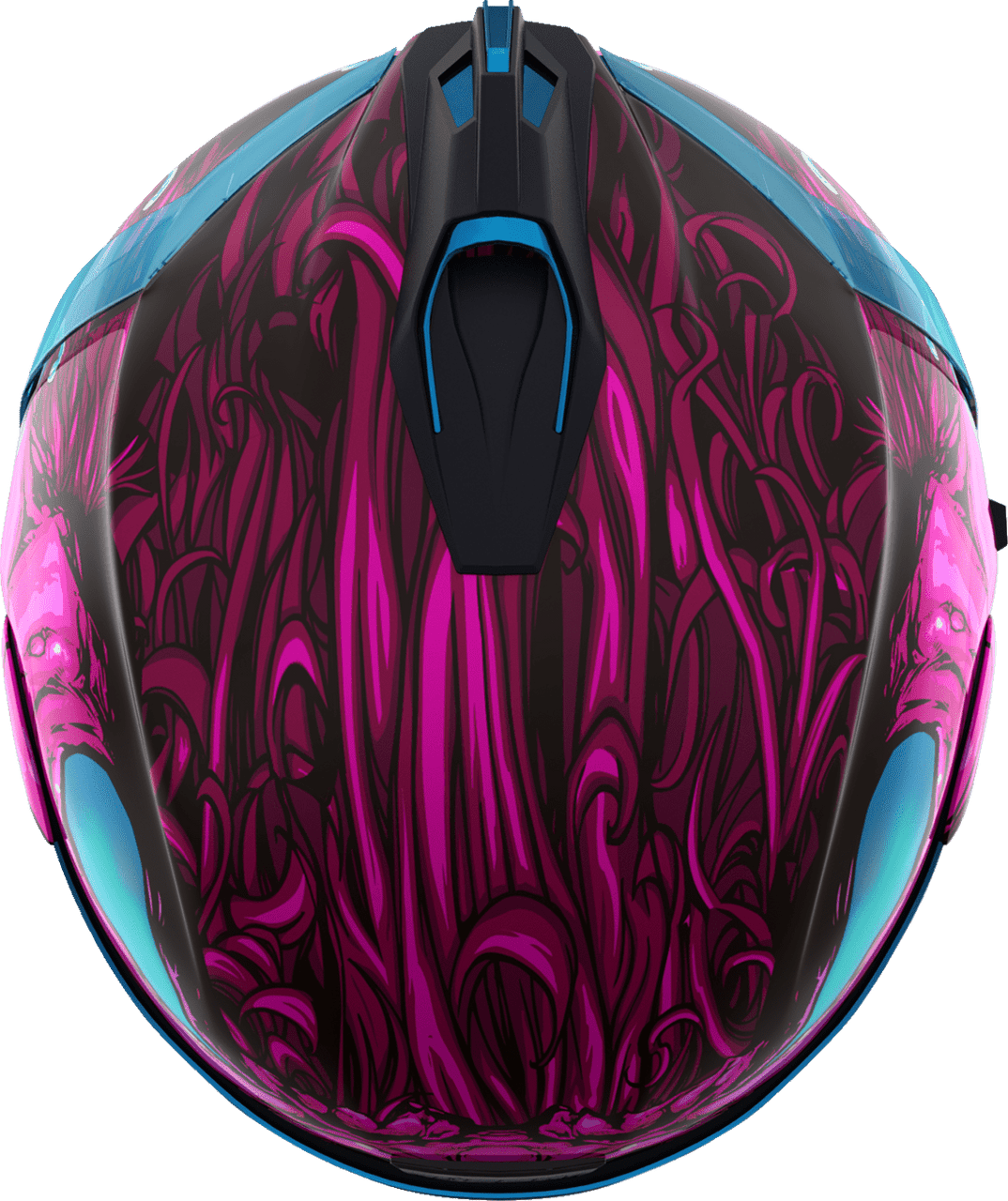 Icon-Airform-Mips-Manik'RR-Pink-Full-Face-Motorcycle-Helmet-top-view