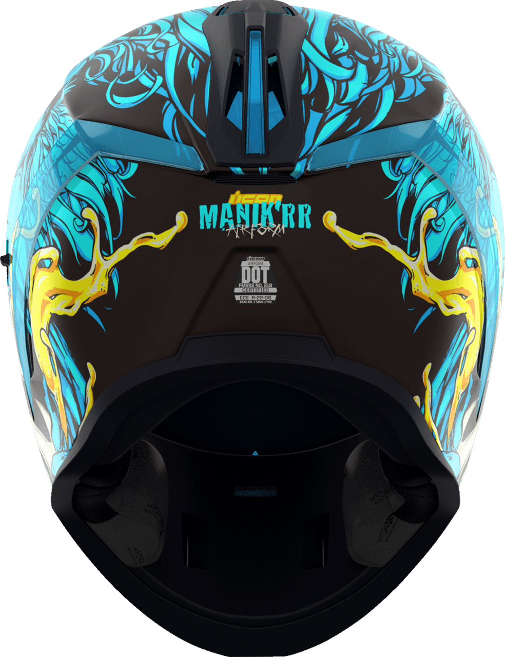 Icon-Airform-Mips-Manik'RR-Light-Blue-Full-Face-Motorcycle-Helmet-back-view