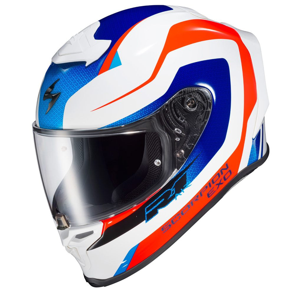 Scorpion-EXO-R1-Air-Hive-Full-Face-Motorcycle-Helmet-White-Red-Blue-side-view