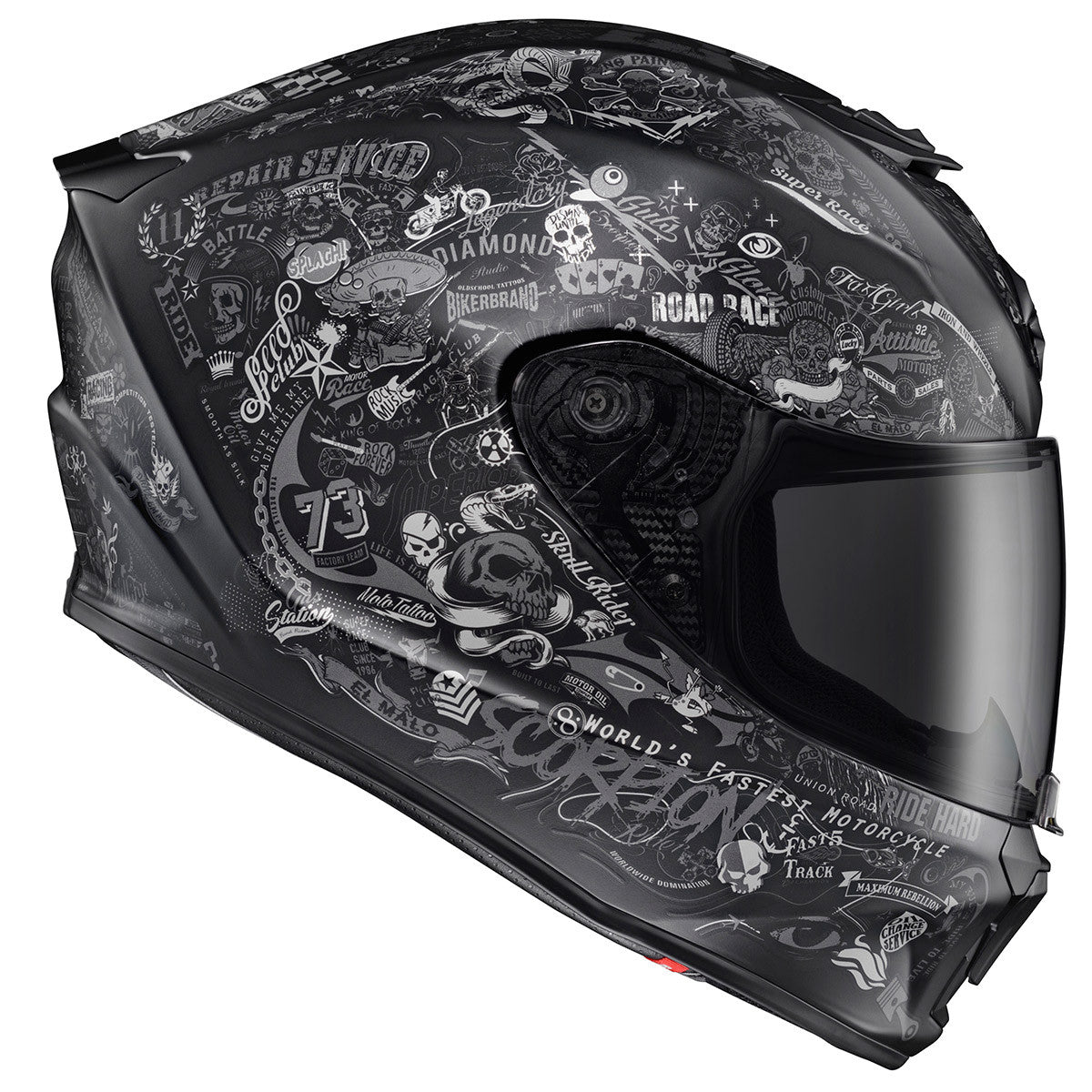 Scorpion-EXO-R420-Shake-2-Full-Face-Motorcycle-Helmet-Black-smoke-shield-right-side-view