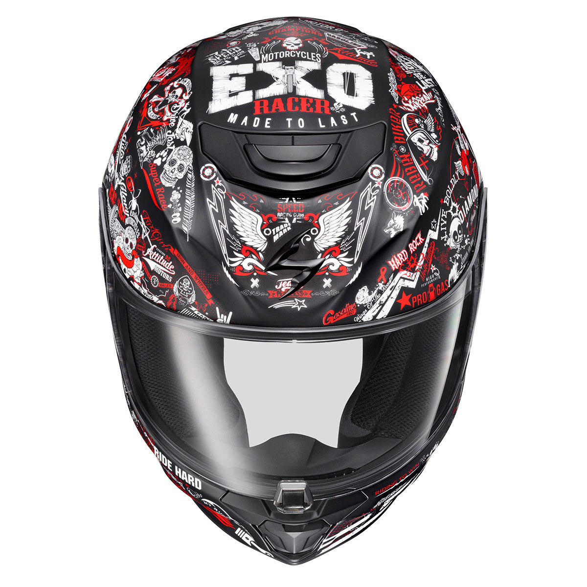 Scorpion-EXO-R420-Shake-2-Full-Face-Motorcycle-Helmet-Red-top-view