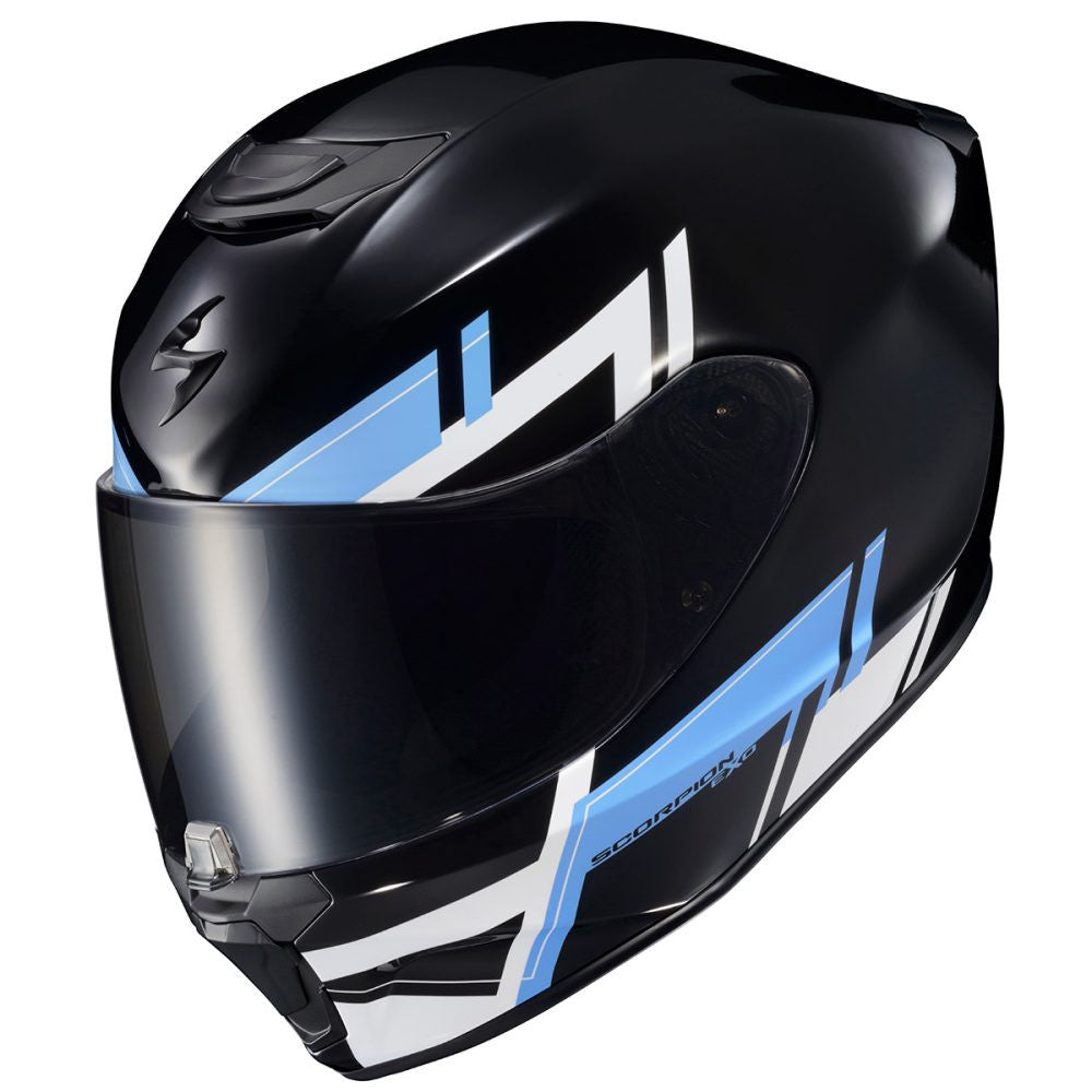 Scorpion-EXO-R420-Pace-Full-Face-Motorcycle-Helmet-Black-Blue-main