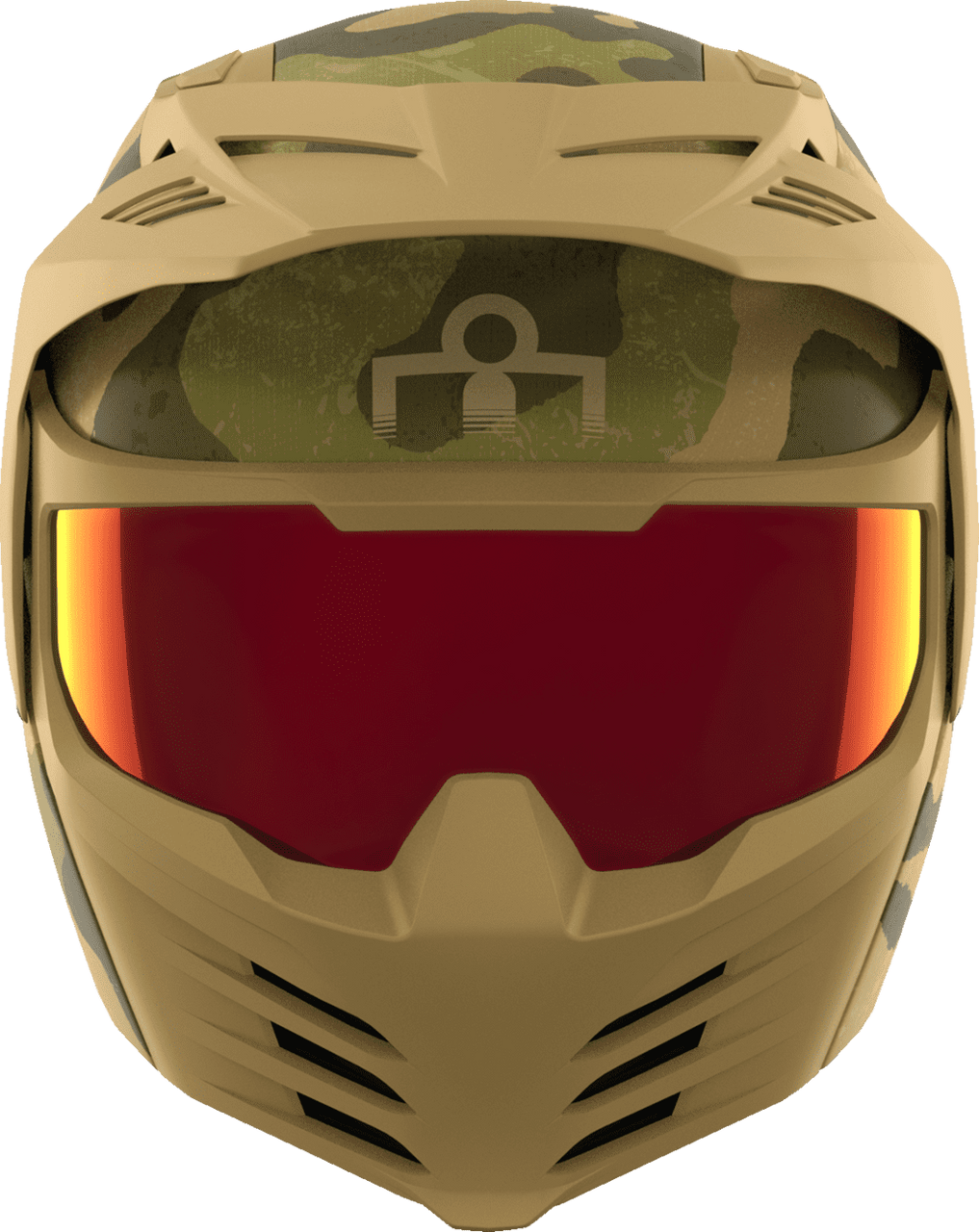 Icon-Elsinore-Magnacross-Modular-Motorcycle-Helmet-Tan-front-view