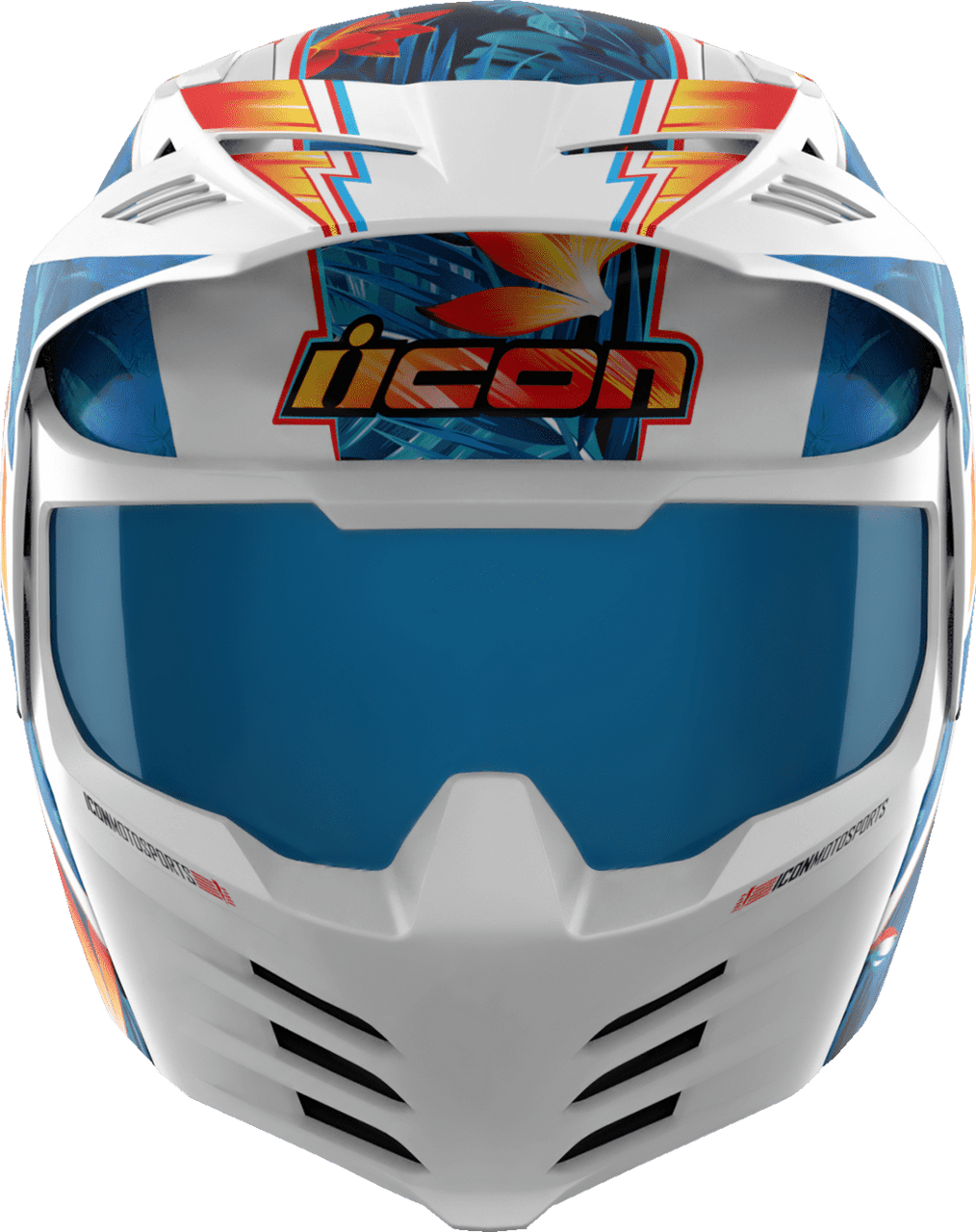 Icon-Elsinore-Kaonohi-Modular-Motorcycle-Helmet-Blue-front-view