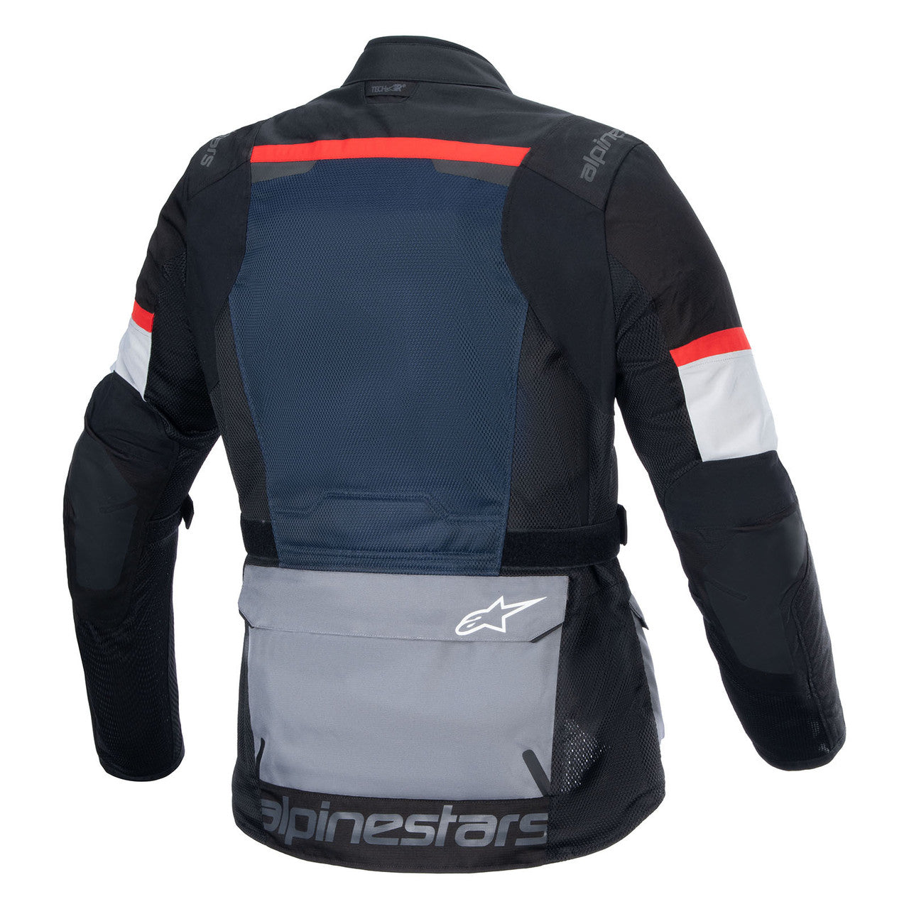 Alpinestars-Andes-Air-Drystar-Motorcycle-Jacket-Black-Blue-Back-Grey-back-view