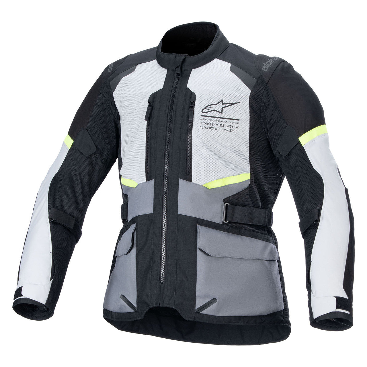 Alpinestars-Andes-Air-Drystar-Motorcycle-Jacket-Black-Grey-main