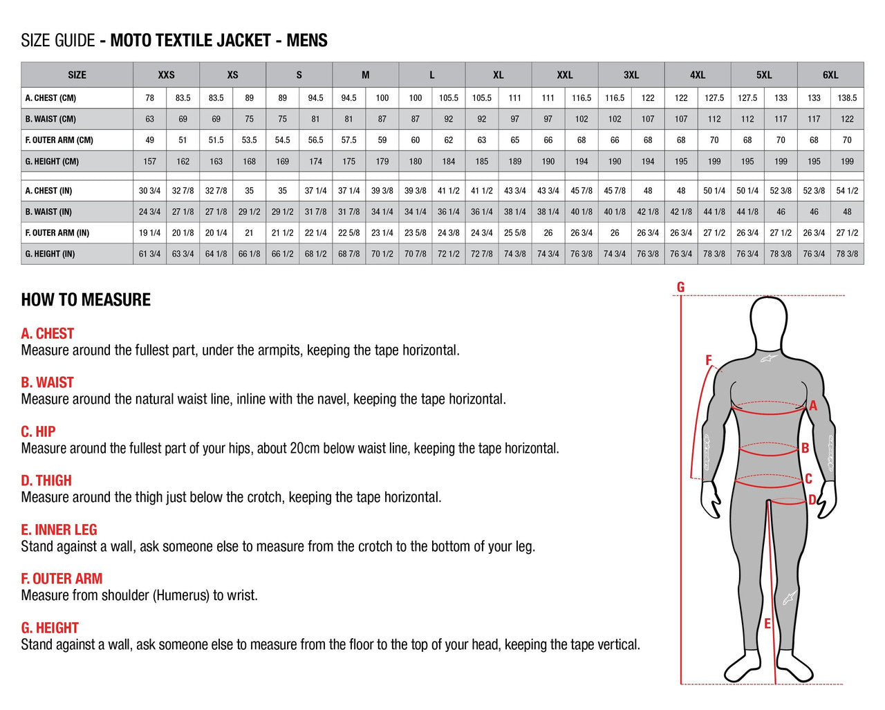 Alpinestars-Andes-Air-Drystar-Motorcycle-Jacket-sizechart