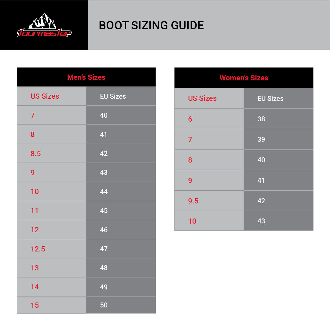 Tour-Master-Highlander-ADV-Motorcycle-Boots-size-chart