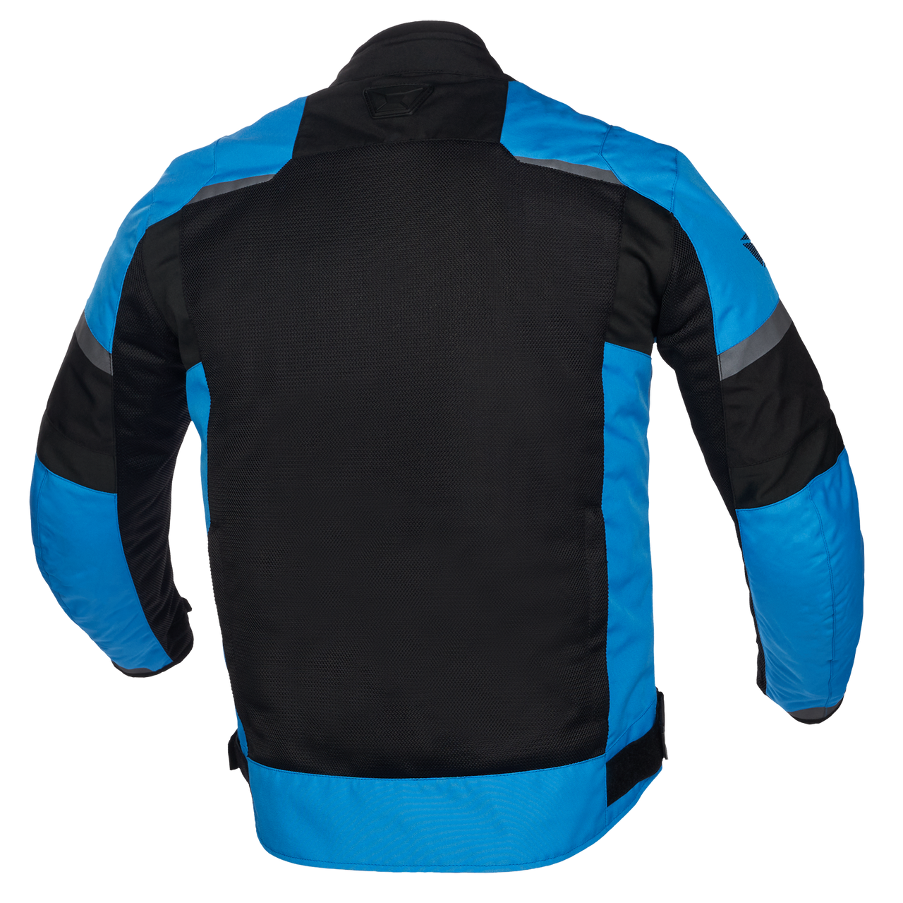 Cortech-Aero-Flo-2.0-Motorcycle-Riding-Jacket-Black-Blue-back-view