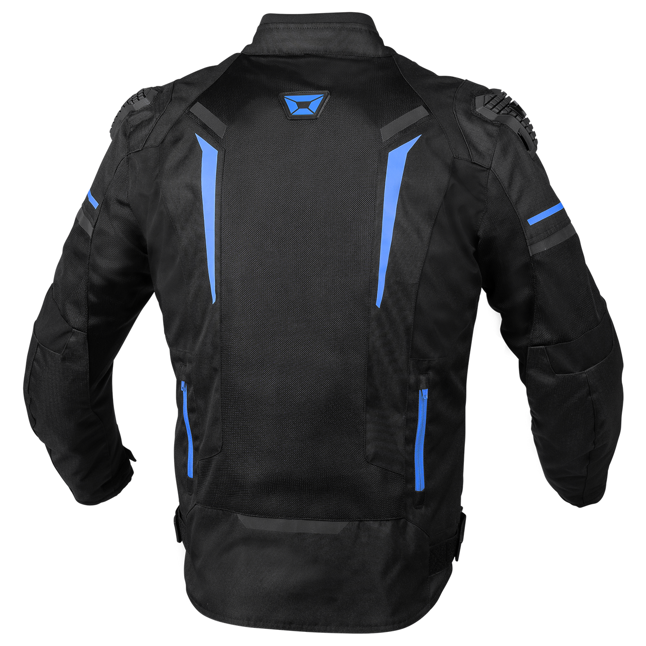 Cortech-Mens-Hyper-Flo-Air-2.0-Motorcycle-Jacket-Black-Blue-back-view