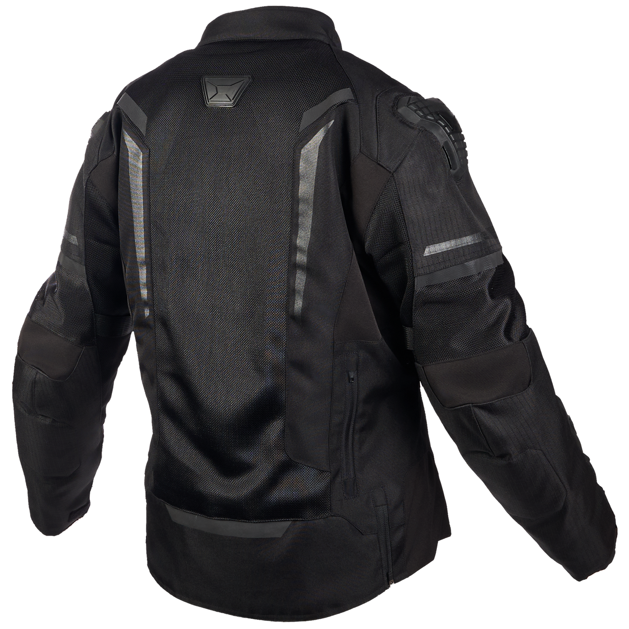 Cortech-Women’s-Hyper-Flo-Air-2.0-Motorcycle-Jacket-Black-back-view