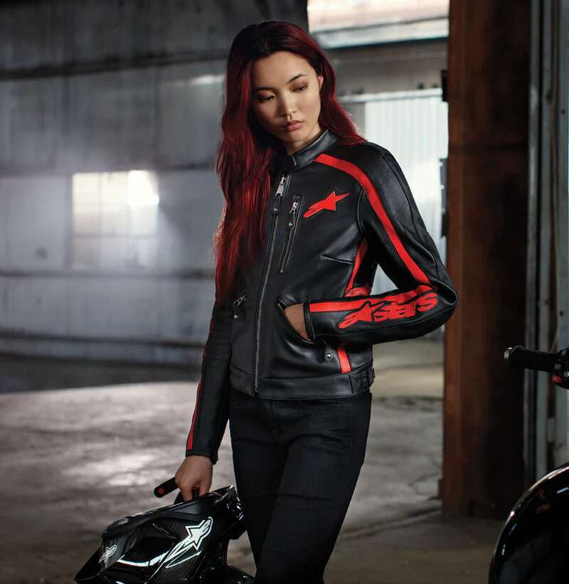 Alpinestars-Stella-Dyno-Leather-Motorcycle-Jacket-black-red-pic