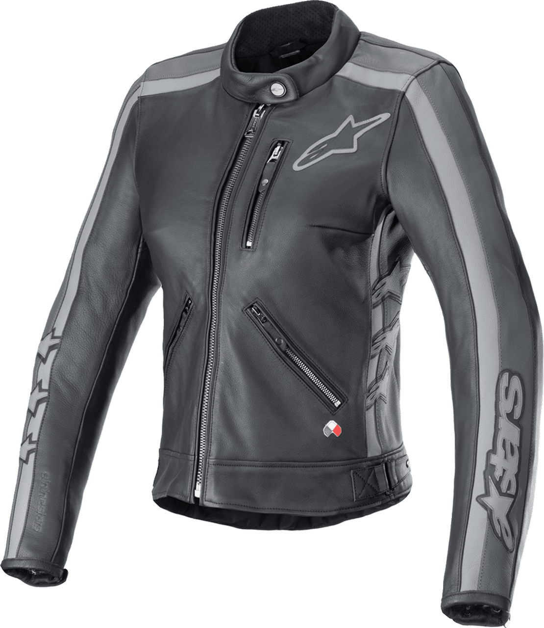 Alpinestars-Stella-Dyno-Leather-Motorcycle-Jacket-black-grey-main