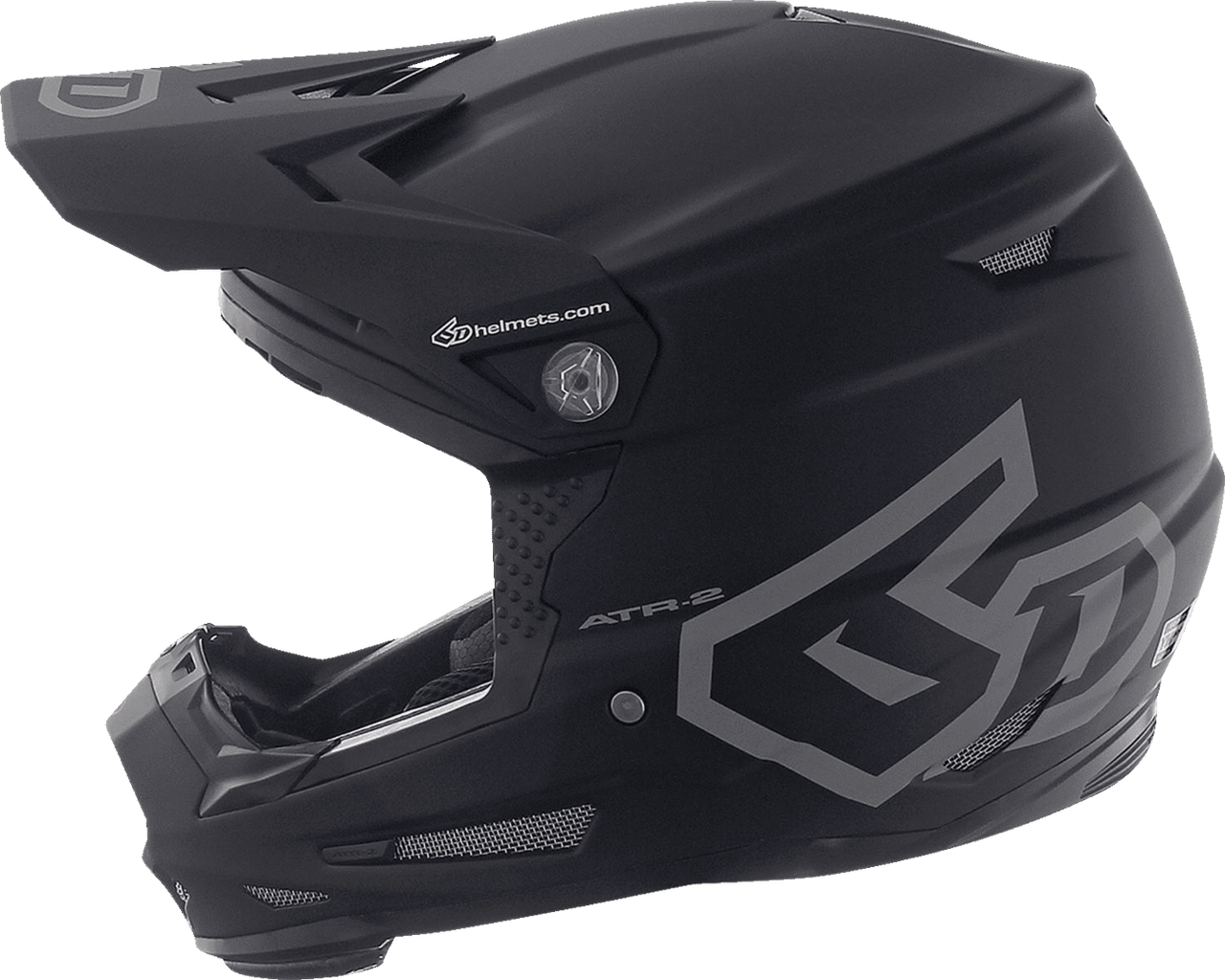 6D-Youth-ATR-2Y-Solid-Off-Road-Helmet-Matte-Black-side-view