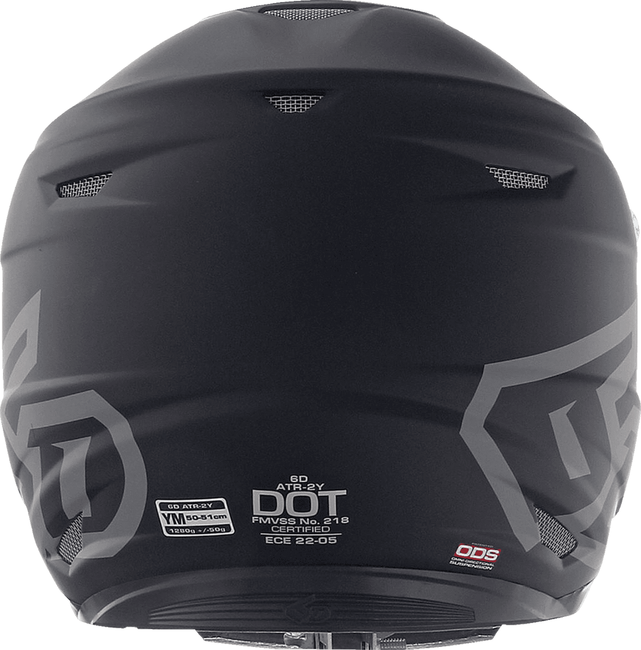 6D-Youth-ATR-2Y-Solid-Off-Road-Helmet-Matte-Black-back-view