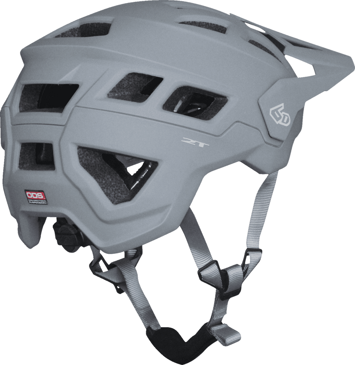 6D-ATB-2T-Ascent-Mountain-Bike-Helmet-Matte-Grey-back-view