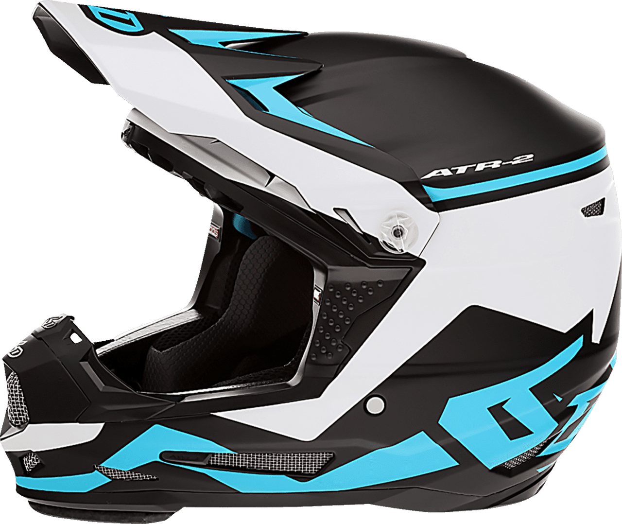 6D-Youth-ATR-2Y-Drive-MX-Offroad-Helmet-Cyan-side-view