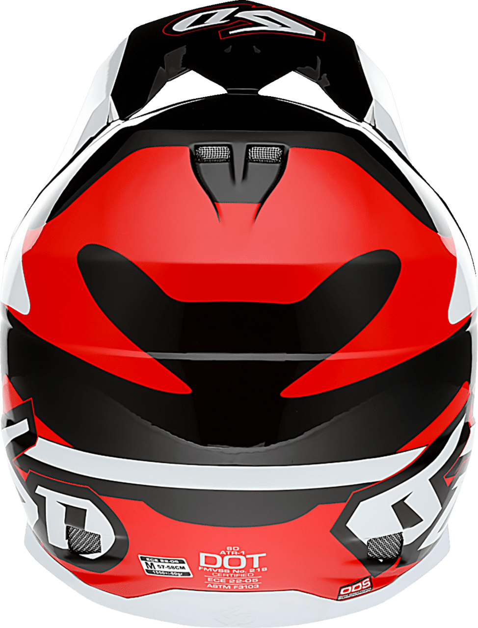 6D-ATR-1-Apex-MX-Offroad-Helmet-Red-back-view