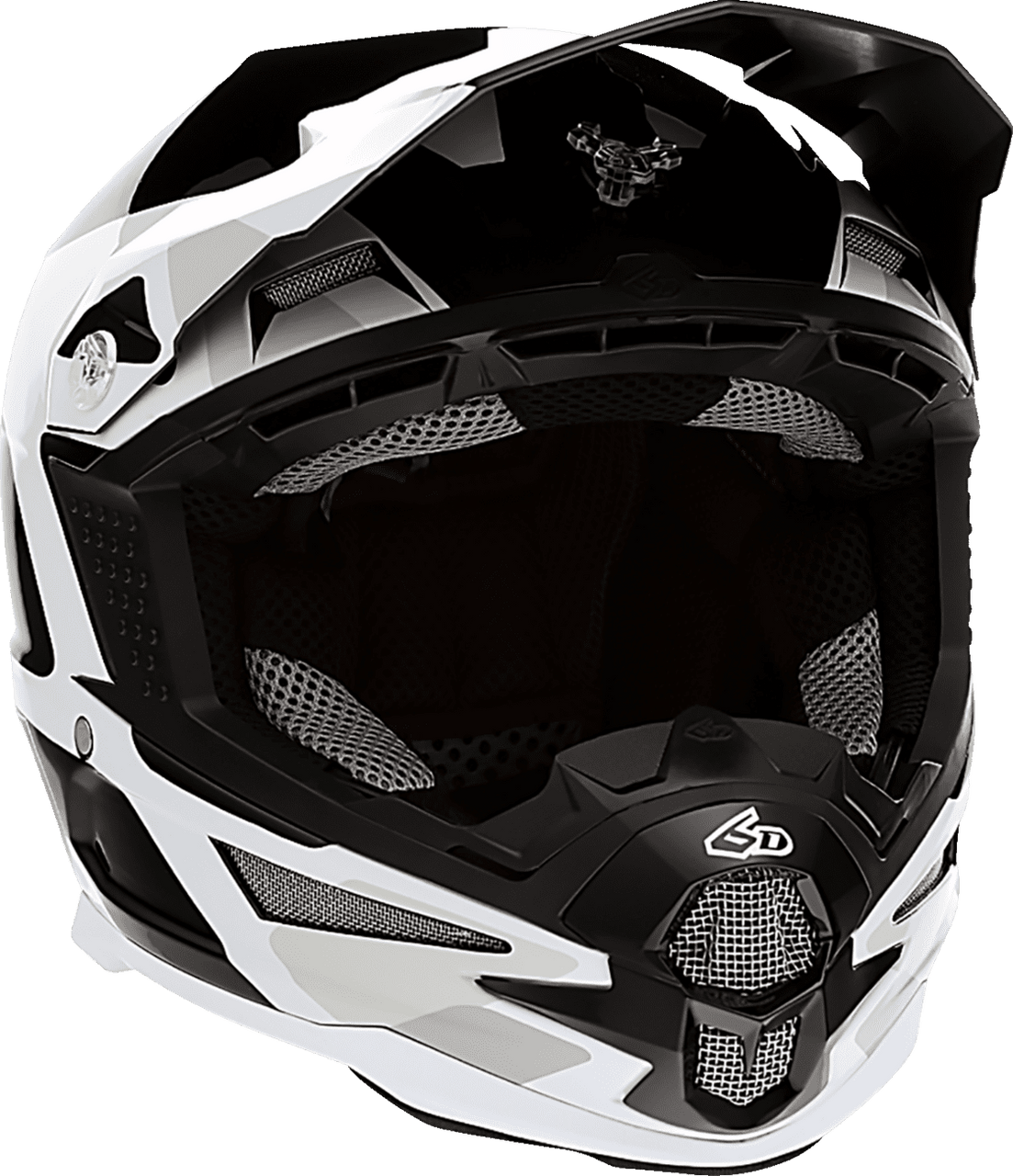 6D-ATR-1-Apex-MX-Offroad-Helmet-White-front-side-view