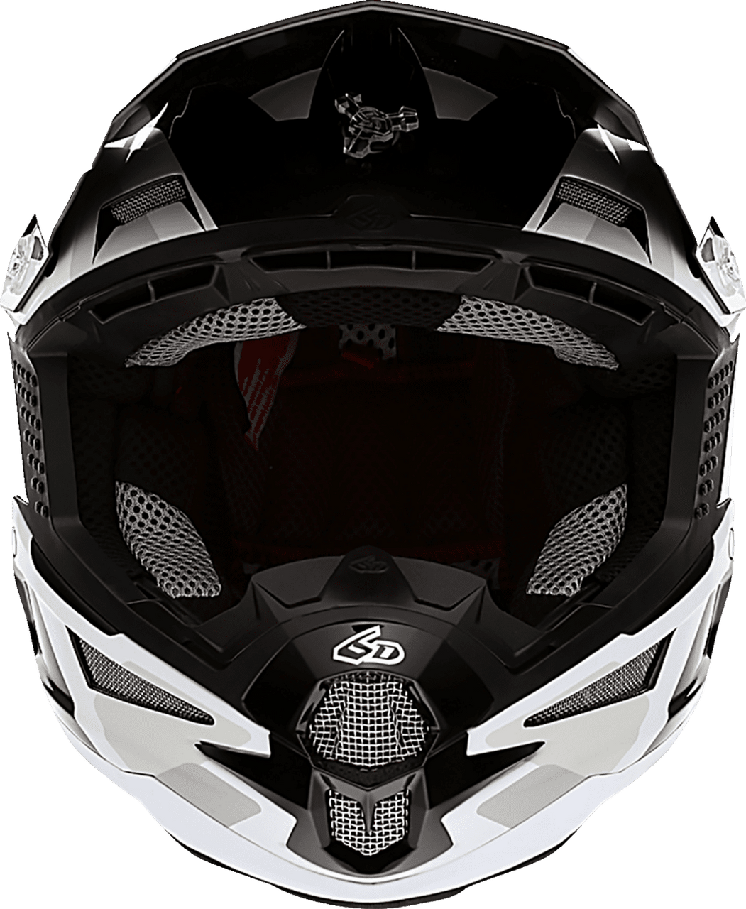 6D-ATR-1-Apex-MX-Offroad-Helmet-White-front-view