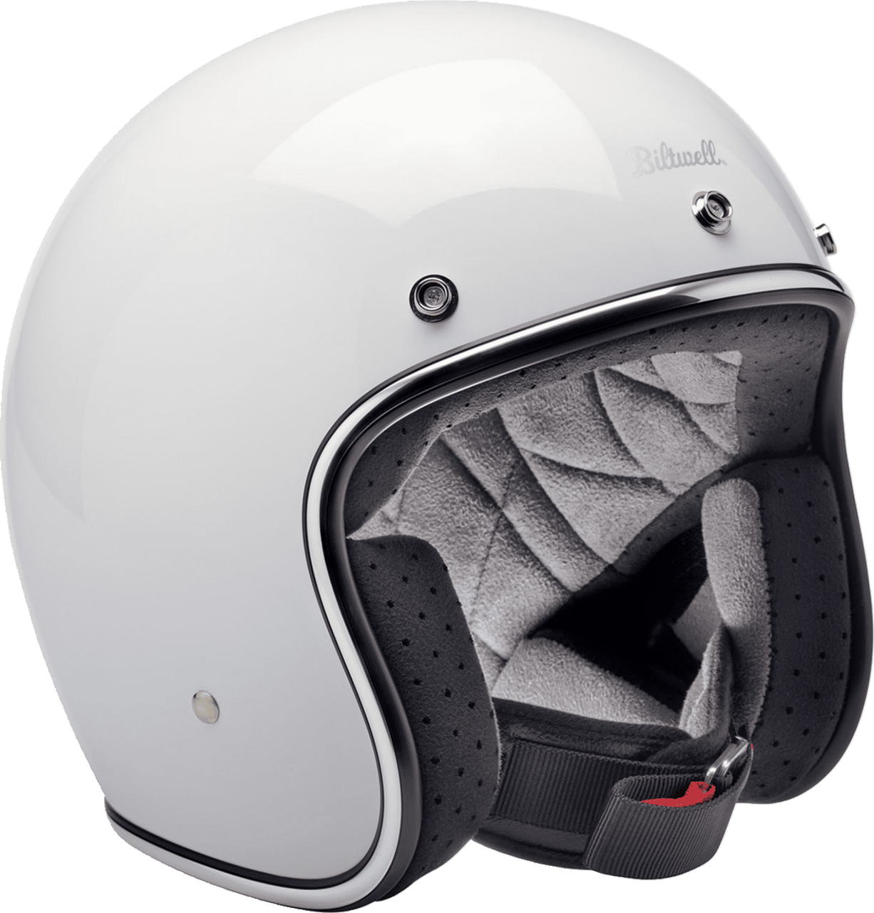 Biltwell-Bonanza-Solid-Open-Face-Motorcycle-Helmet-White-side-view