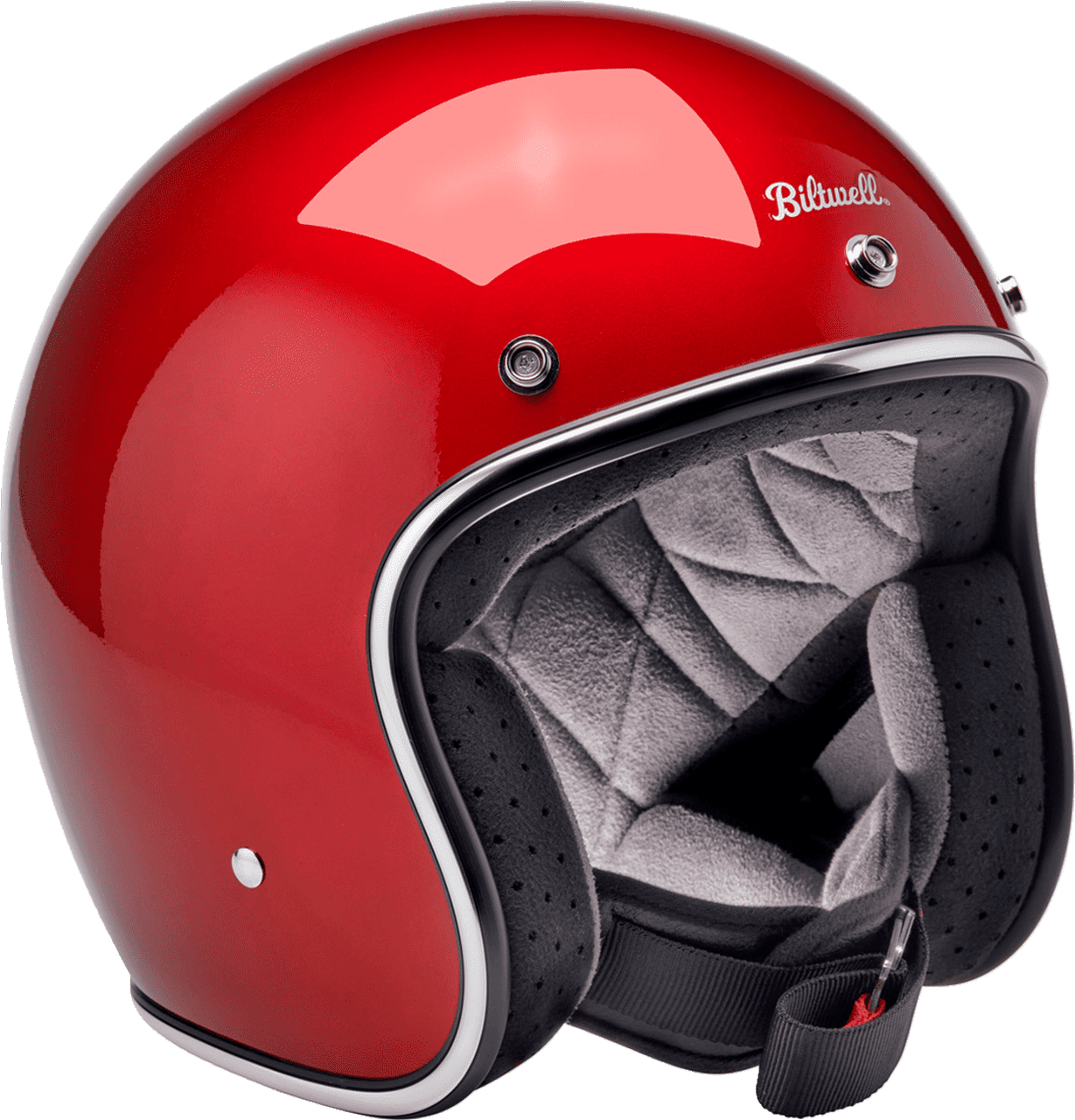 Biltwell-Bonanza-Solid-Open-Face-Motorcycle-Helmet-Red-side-view