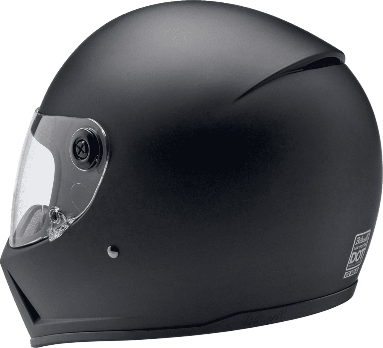 Biltwell-Lane-Splitter-22.06-Solid-Full-Face-Motorcycle-Helmet-flat-black-back-side-view