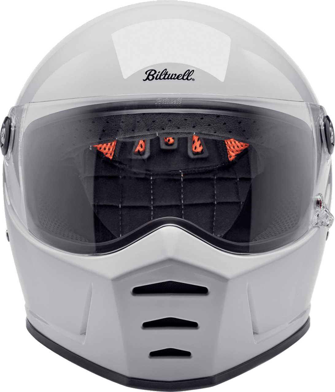 Biltwell-Lane-Splitter-22.06-Solid-Full-Face-Motorcycle-Helmet-white-front-view