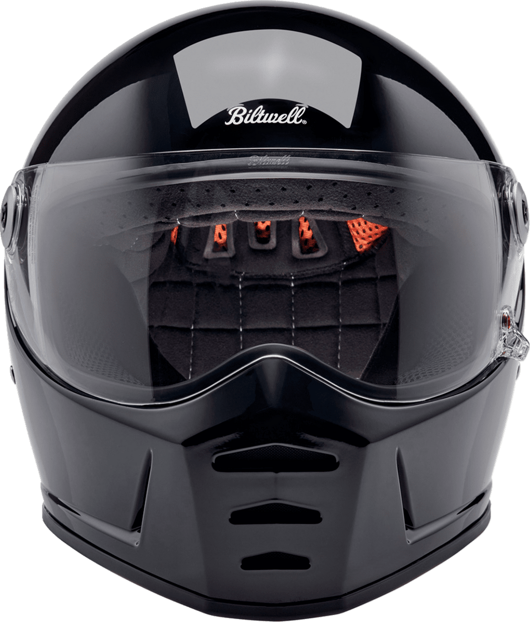 Biltwell-Lane-Splitter-22.06-Solid-Full-Face-Motorcycle-Helmet-black-front-view