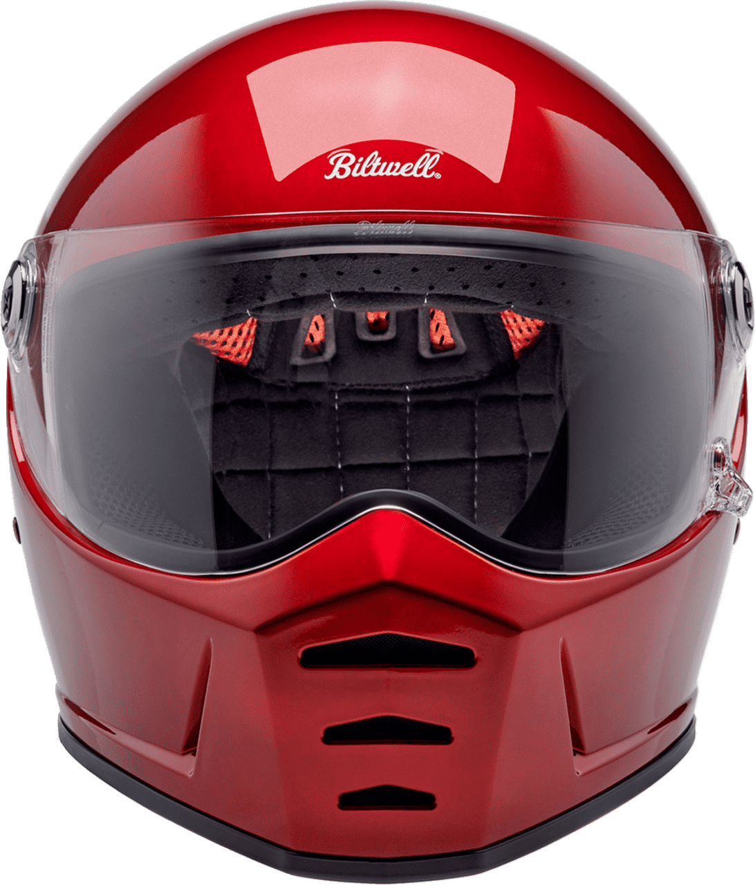 Biltwell-Lane-Splitter-22.06-Solid-Full-Face-Motorcycle-Helmet-Red-front-view