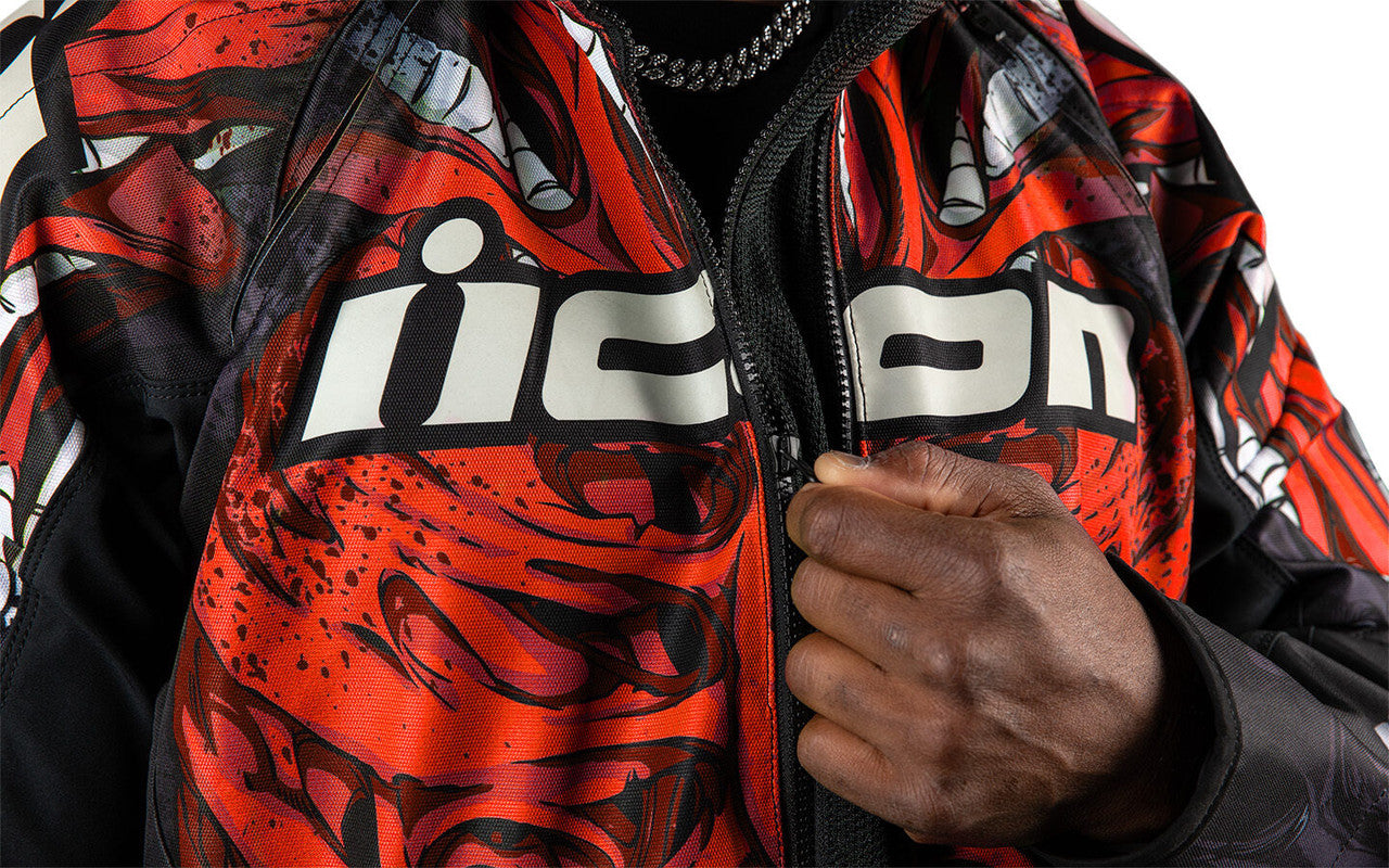 Icon-Mens-Airform-Manik’RR-Motorcycle-Jacket-Red-fit-detail