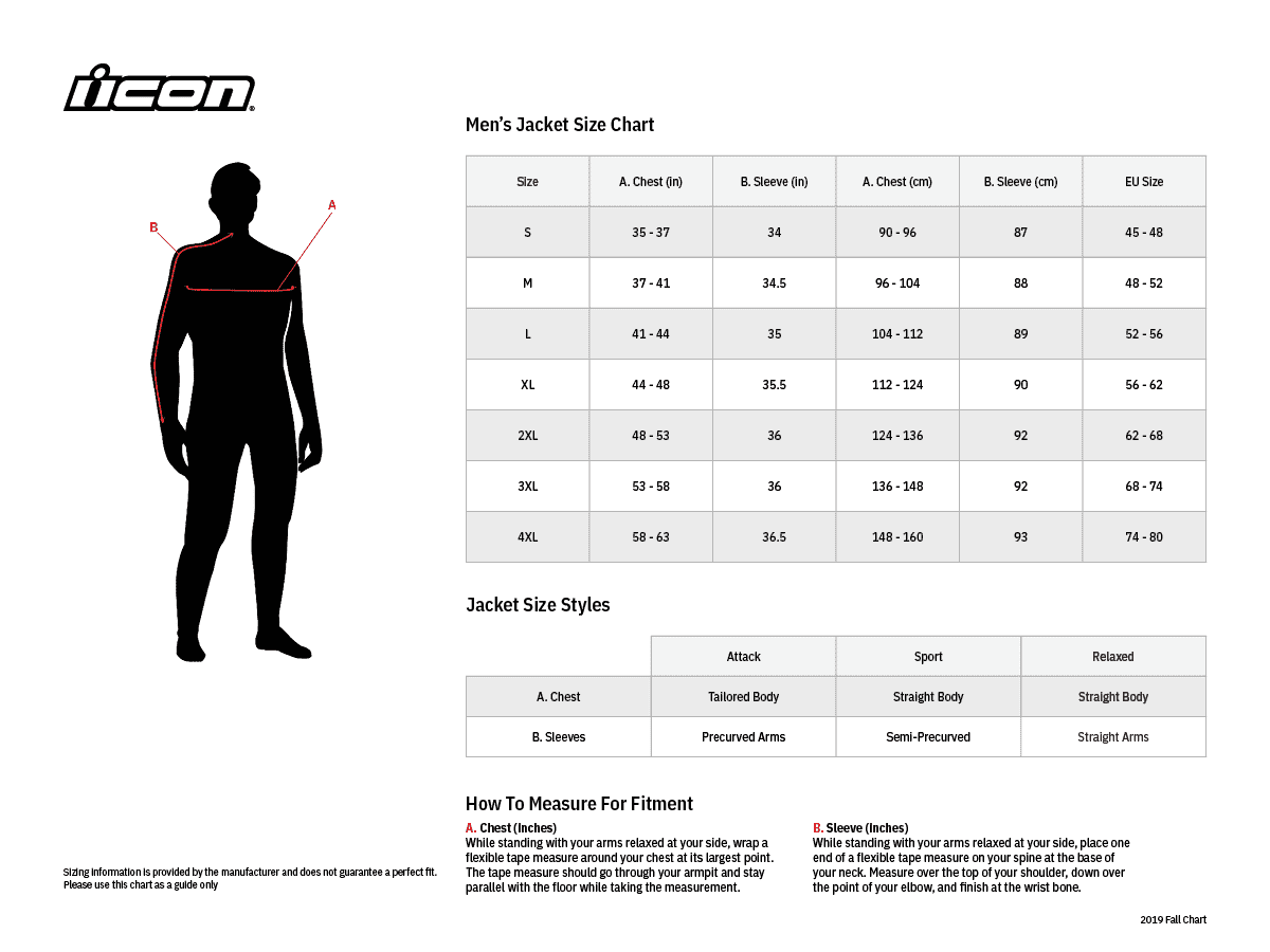 Icon-Mens-Short-Track-Textile-Motorcycle-Jacket-size chart