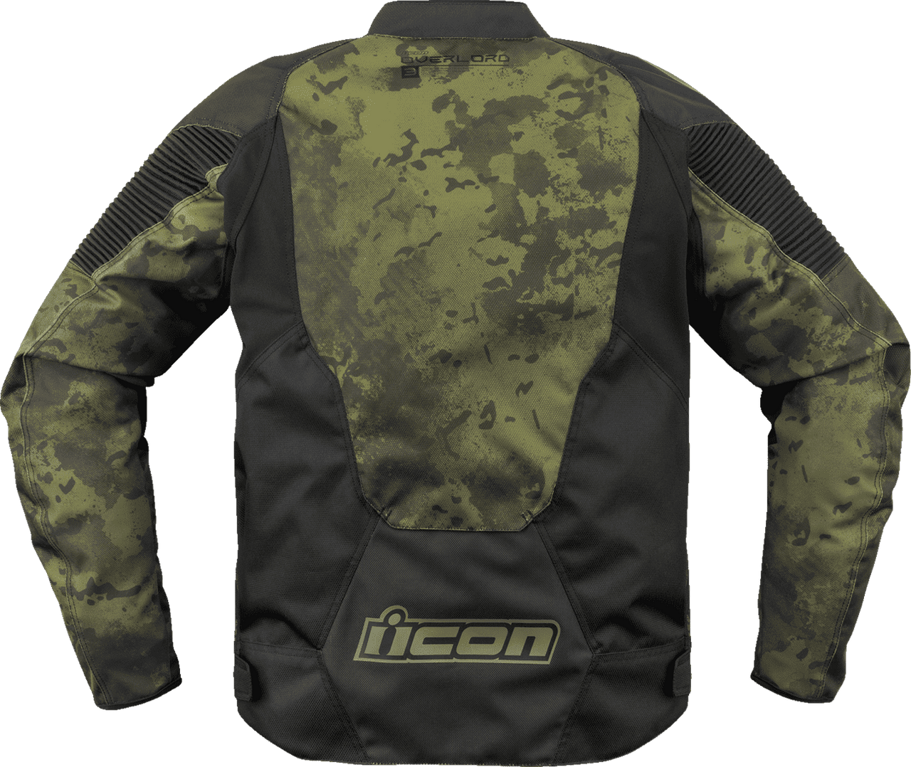 Icon-Mens-Overlord-3-CE-Magnacross-Motorcycle-Jacket-Green-back-view